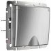 Розетка с з/к с крышкой и шторками Werkel W1171209 серебро рифленый (WL09-SKGSC-01-IP44)