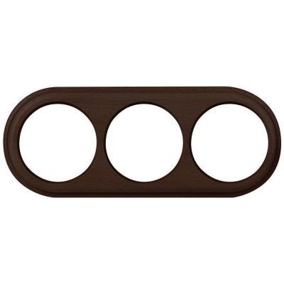 Рамка на 3 поста Werkel W0035226 венге (WL15-frame-03)