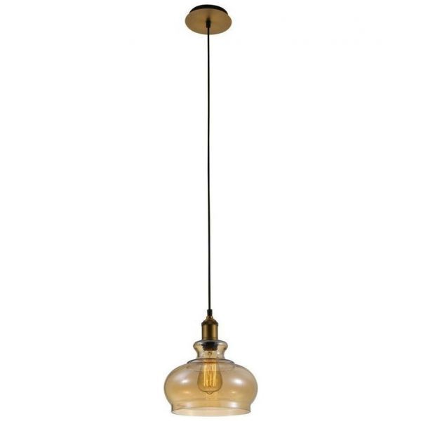 Светильник подвесной Crystal Lux SONNETTE SP1 AMBER