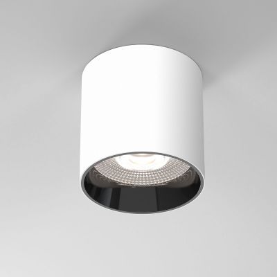Светильник потолочный светодиодный Elektrostandard 25034/LED 10W 4200K белый/чёрный жемчуг
