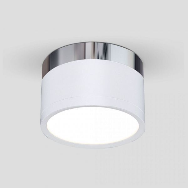 Светильник Elektrostandard DLR029 10W 4200K белый матовый/хром