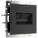 Розетка двойная Ethernet Werkel W1182208 черный матовый (WL08-RJ45+RJ45)