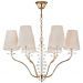 Подвесная люстра Crystal Lux ARMANDO SP6 GOLD Armando Gold