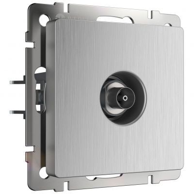 Розетка TV Werkel W1183009 серебро рифленый (WL09-TV)