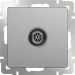 Розетка TV Werkel W1183009 серебро рифленый (WL09-TV)