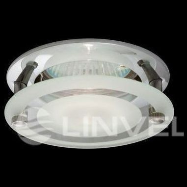 Точечный светильник Linvel ELC-146+C5 CH под MR-16 круглый со стеклом