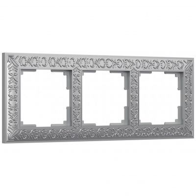 Рамка на 3 поста Werkel W0031522 хром матовый (WL07-Frame-03)