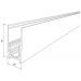 Elektrostandard Slim Magnetic Шинопровод накладной (белый) (1 м) 85085/00