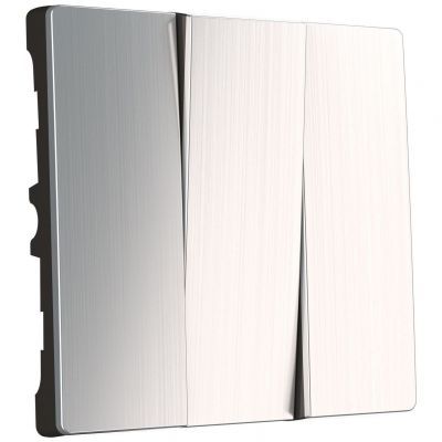 Клавиши для выключателя 3-клавишного Werkel W1139002 глянцевый никель (WL02-SW-3G-CP)