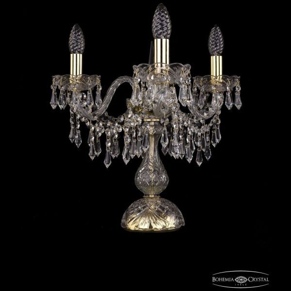 Настольная лампа Bohemia Ivele Crystal 1403L/3/141-39/G