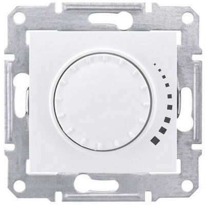 Светорегулятор поворотный Schneider Electric Sedna Белый 25-325Вт, для л/н и г/л с электр. трансформатором