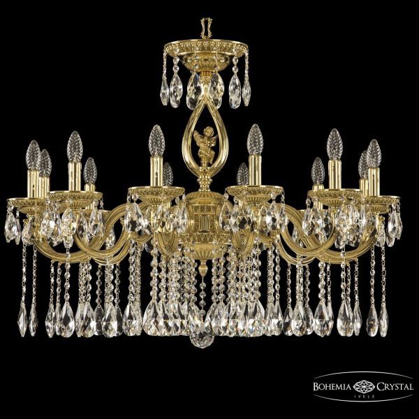 Люстра бронзовая 75401/12/300 A G FA1B Bohemia Ivele Crystal