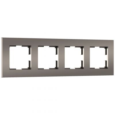 Рамка на 4 поста Slab (бронза матовый) W0042963 Werkel