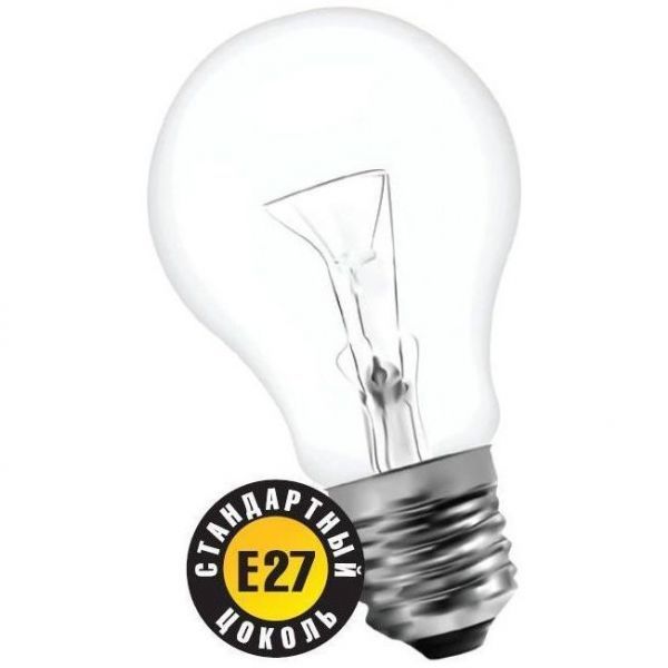 Navigator A55 E27 40W ЛОН NI-A-40-230-E27-CL прозрачная