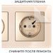Рамка на 2 поста Acrylic айвори Werkel W0022743