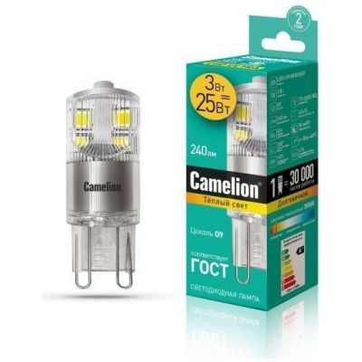 Светодиодная лампа Camelion LED3-G9-NF/830/G9