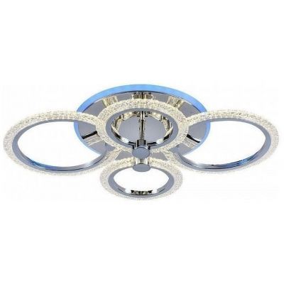Потолочный светодиодный светильник 8003/4 CHR 76W+8W RGB Profit Light