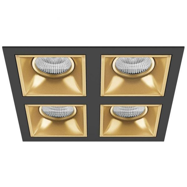 Встраиваемый светильник Lightstar Domino Quadro (214547+214503+214503+214503+214503) D54703030303