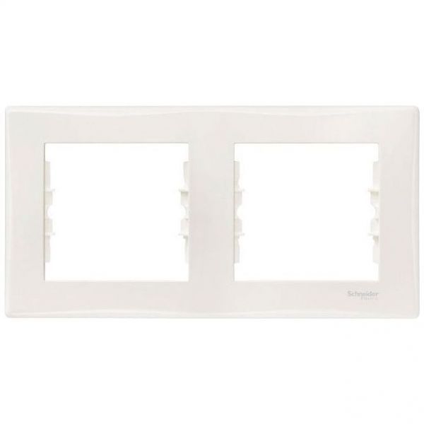 Рамка 2-я Schneider Electric Sedna Бежевый горизонтальная
