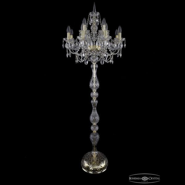 Торшер Bohemia Ivele Crystal 1411T1/8+4/195-170/G