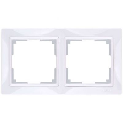 Рамка 2-местная Werkel W0022001 белый (WL03-Frame-02)