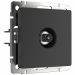ТВ-розетка проходная Werkel W1184008 черный матовый (WL08-TV-2W)