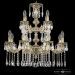 Люстра бронзовая 72102/8+4/210/2d A GB Bohemia Ivele Crystal