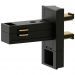 Slim Magnetic Соединитель для круглого шарнирного коннектора (чёрный) Elektrostandard