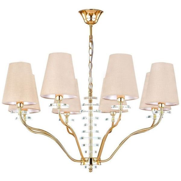 Подвесная люстра Crystal Lux ARMANDO SP8 GOLD Armando Gold