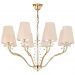 Подвесная люстра Crystal Lux ARMANDO SP8 GOLD Armando Gold