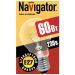 Navigator A55 E27 60W ЛОН NI-A-60-230-E27-CL прозрачная
