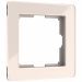 Рамка на 1 пост Acrylic айвори Werkel W0012743