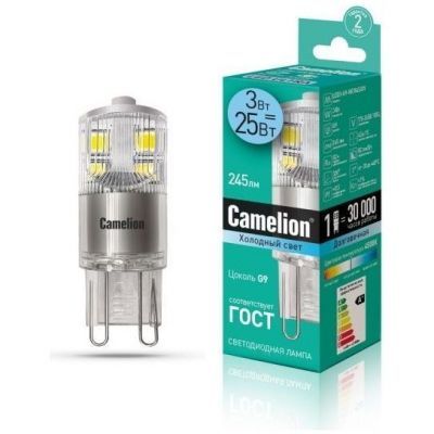 Светодиодная лампа Camelion LED3-G9-NF/845/G9