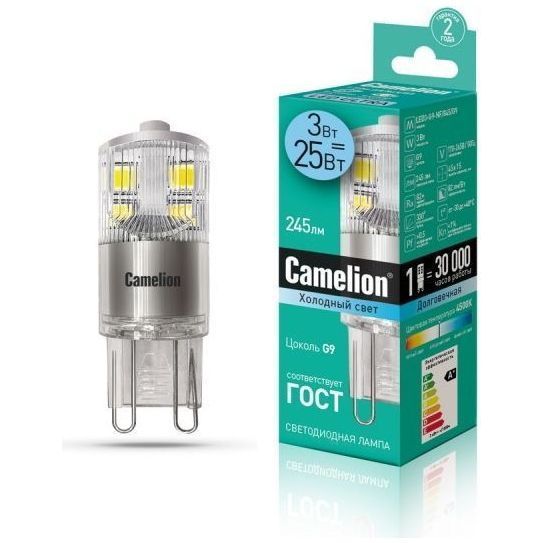 Светодиодная лампа Camelion LED3-G9-NF/845/G9