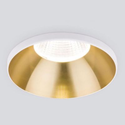 Встраиваемый точечный светодиодный светильник Elektrostandard 25026/LED 7W 4200K SB бронза