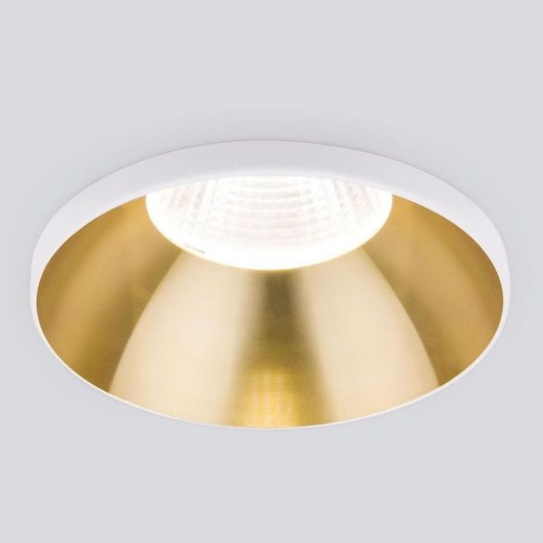 Встраиваемый точечный светодиодный светильник Elektrostandard 25026/LED 7W 4200K SB бронза