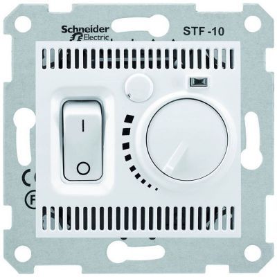 Термостат комнатный Schneider Electric Sedna Белый 10А