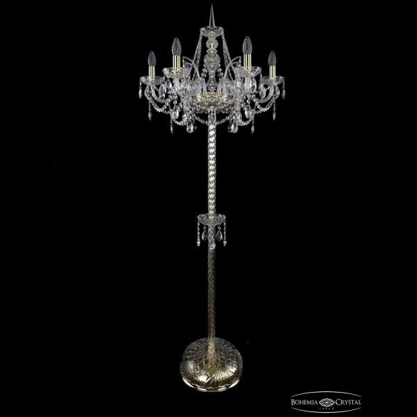 Торшер Bohemia Ivele Crystal 1411T2/6/195-165/G