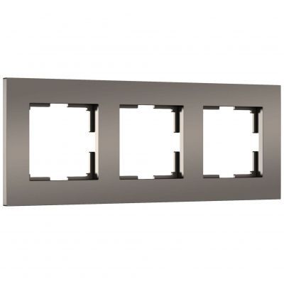 Рамка на 3 поста Slab (бронза матовый) W0032963 Werkel