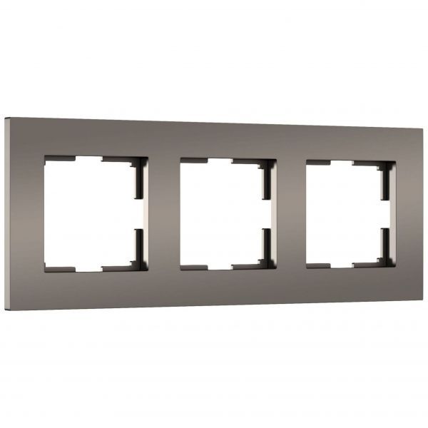 Рамка на 3 поста Slab (бронза матовый) W0032963 Werkel