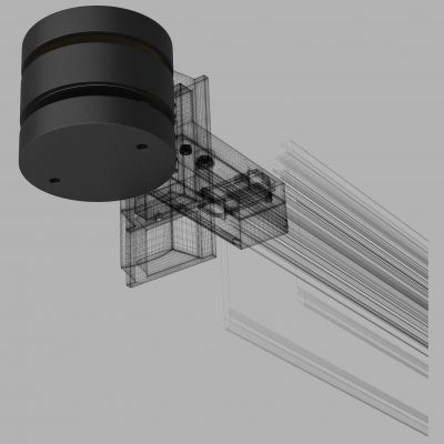 Slim Magnetic Коннектор круглый шарнирный для накладного шинопровода (чёрный) Elektrostandard