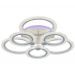 Потолочный светодиодный светильник 8003/6 WHT А 108W+8W RGB Profit Light