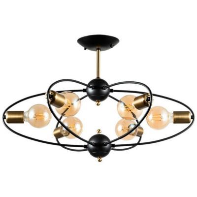 Потолочная люстра Arte Lamp Glasgow A1963PL-6BK
