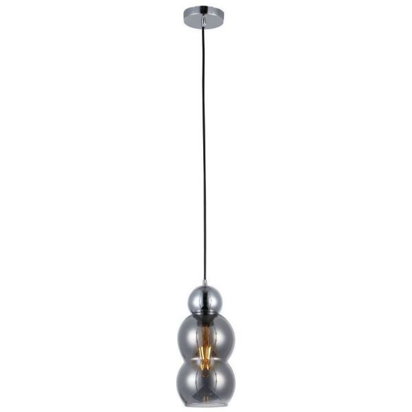 Светильник потолочный Linvel LV 9429/1 Тривор Хром Е27 60W D130 H800мм