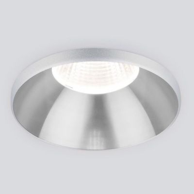 Встраиваемый точечный светодиодный светильник Elektrostandard 25026/LED 7W 4200K SL серебро