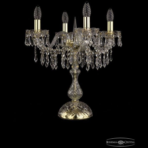 Настольная лампа Bohemia Ivele Crystal 1403L/4/141-47/G