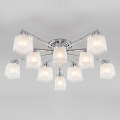 Потолочная люстра Eurosvet 30162 хром Delfi