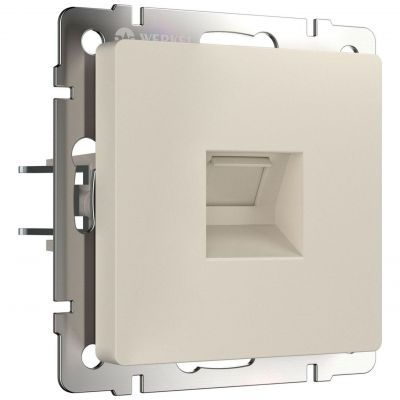 Розетка Ethernet RJ-45 (айвори матовый) W1181062 Werkel