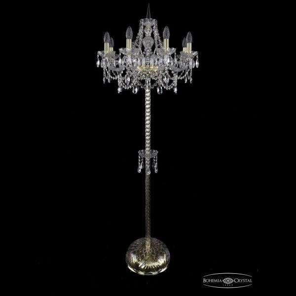 Торшер Bohemia Ivele Crystal 1411T2/8/195-165/G
