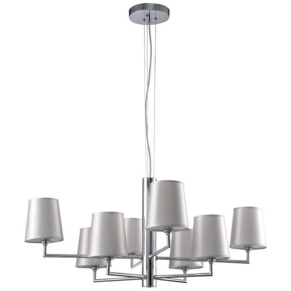 Подвесная люстра Crystal Lux AZUL SP8 CHROME Azul